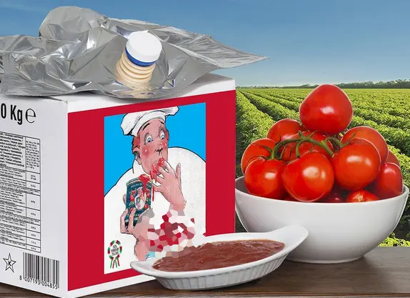 polpa de tomate bagbox o´sole mio 15 kg - Ilustrativa