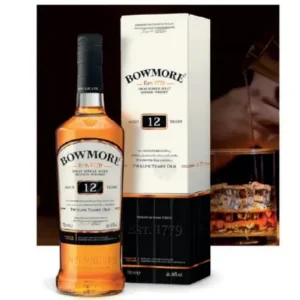 Whisky bowmore 12 anos