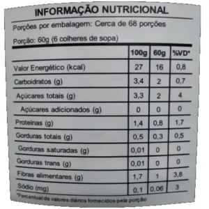 polpa de tomate gustarosso tabela nutricional